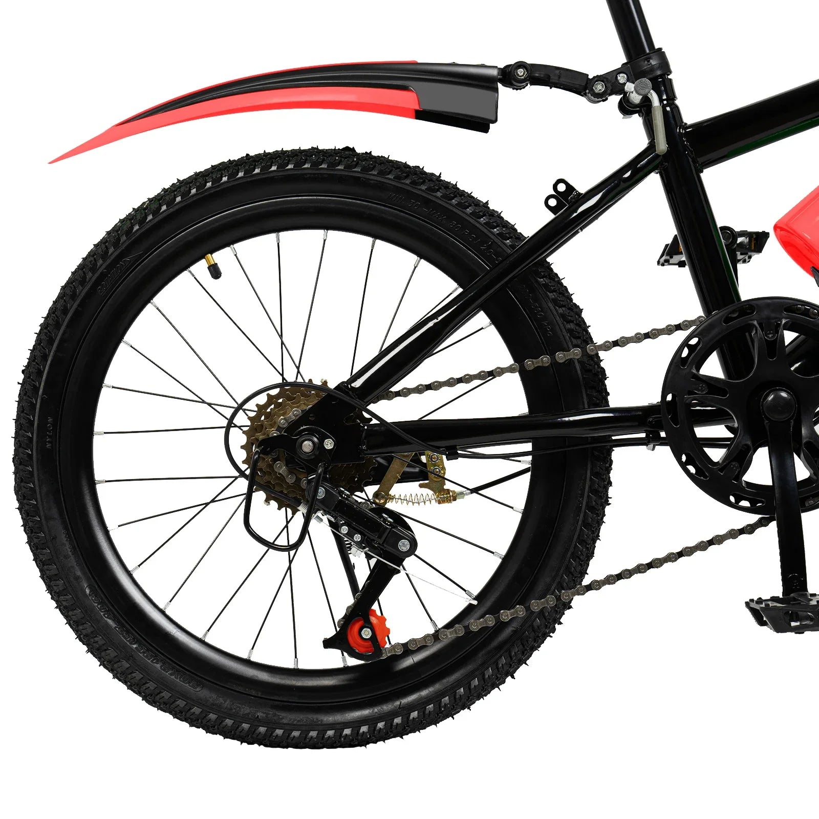 Barncykel 20 Tum Mountainbike med 7 Växlar