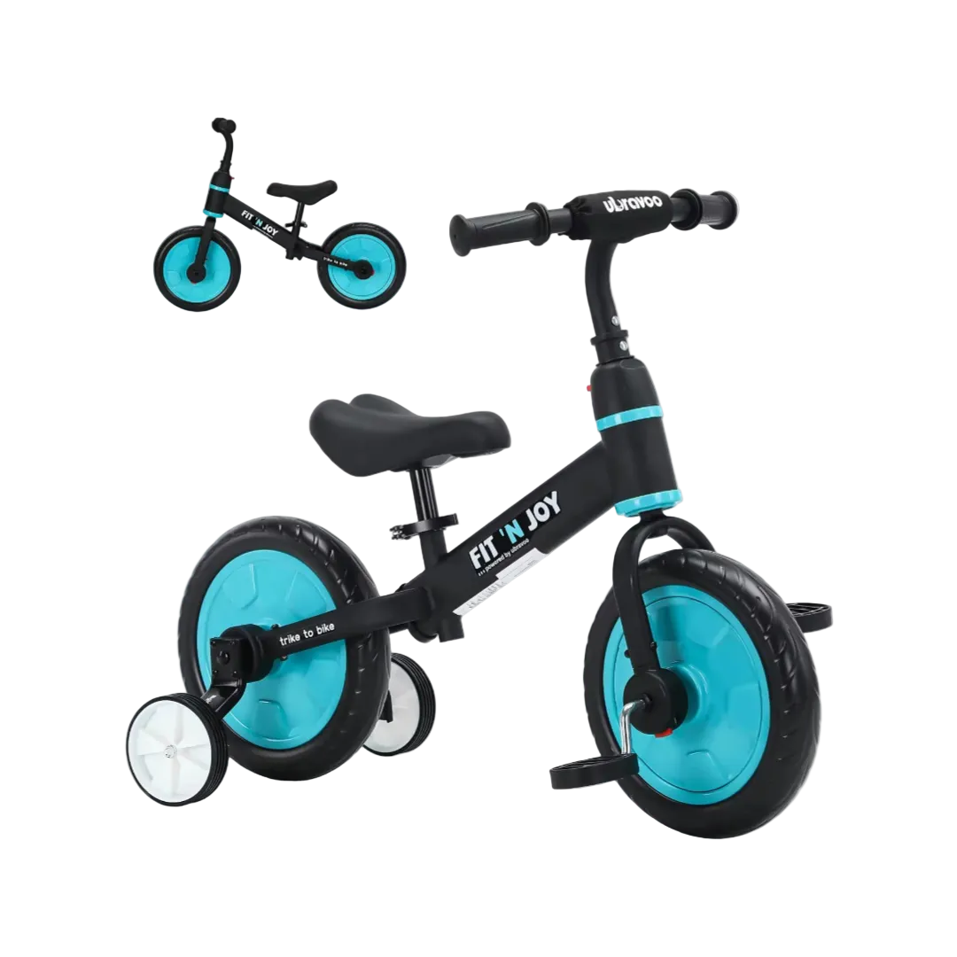 Fit n’ Joy 4-i-1 Balanscykel för Barn 2–6 År