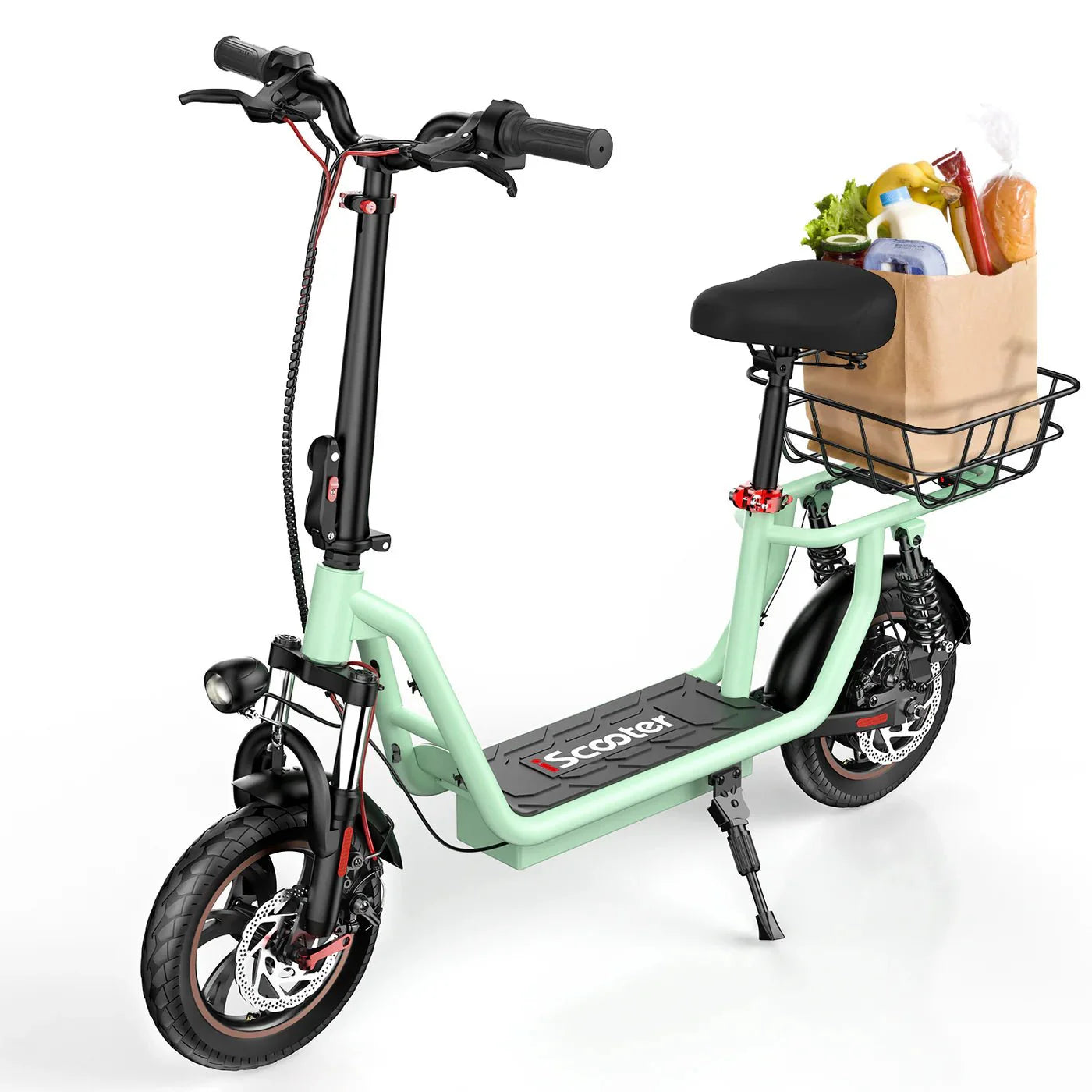 iScooter i12 Elsparkcykel med Sadel