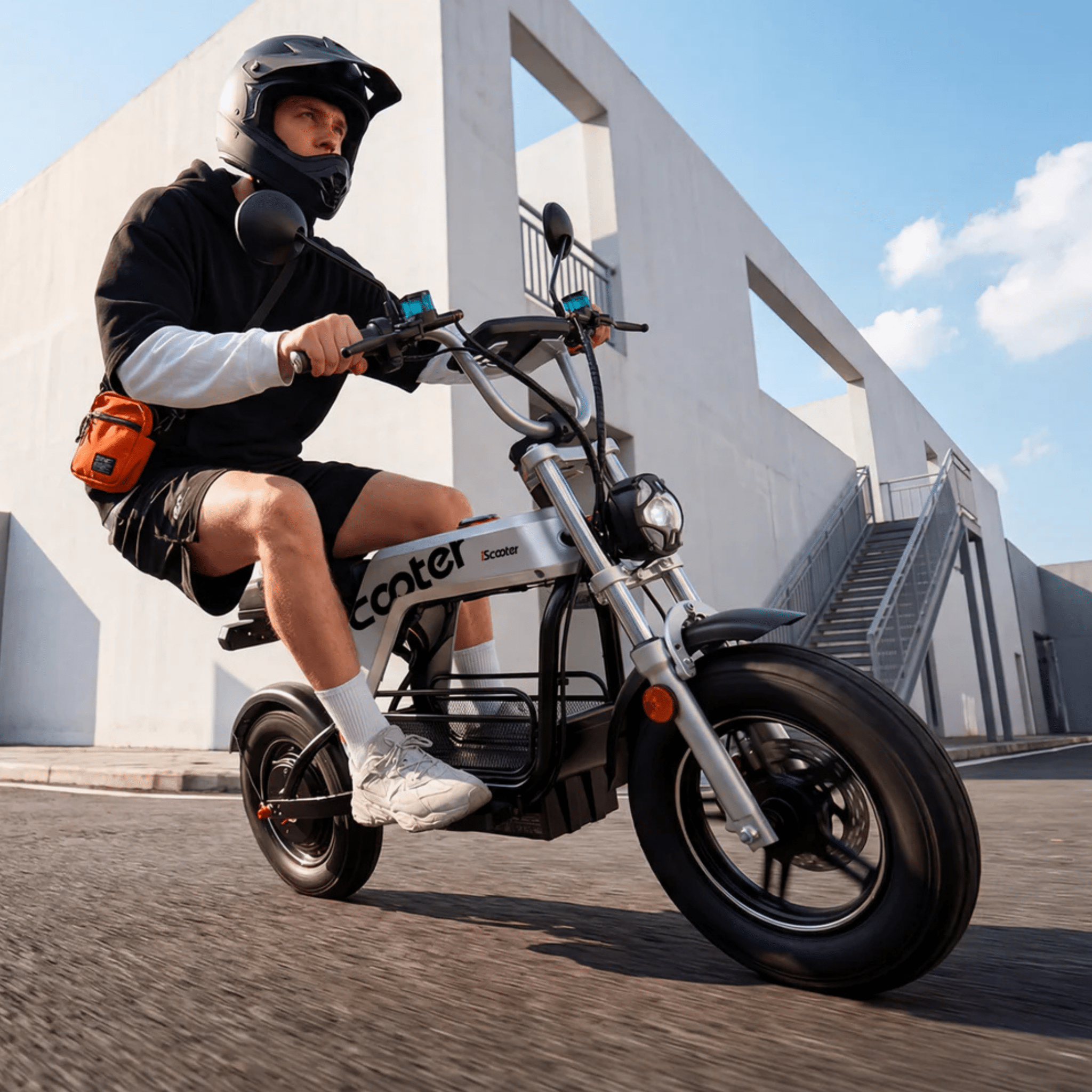 iScooter DX5 Pro Elsparkcykel med Sadel