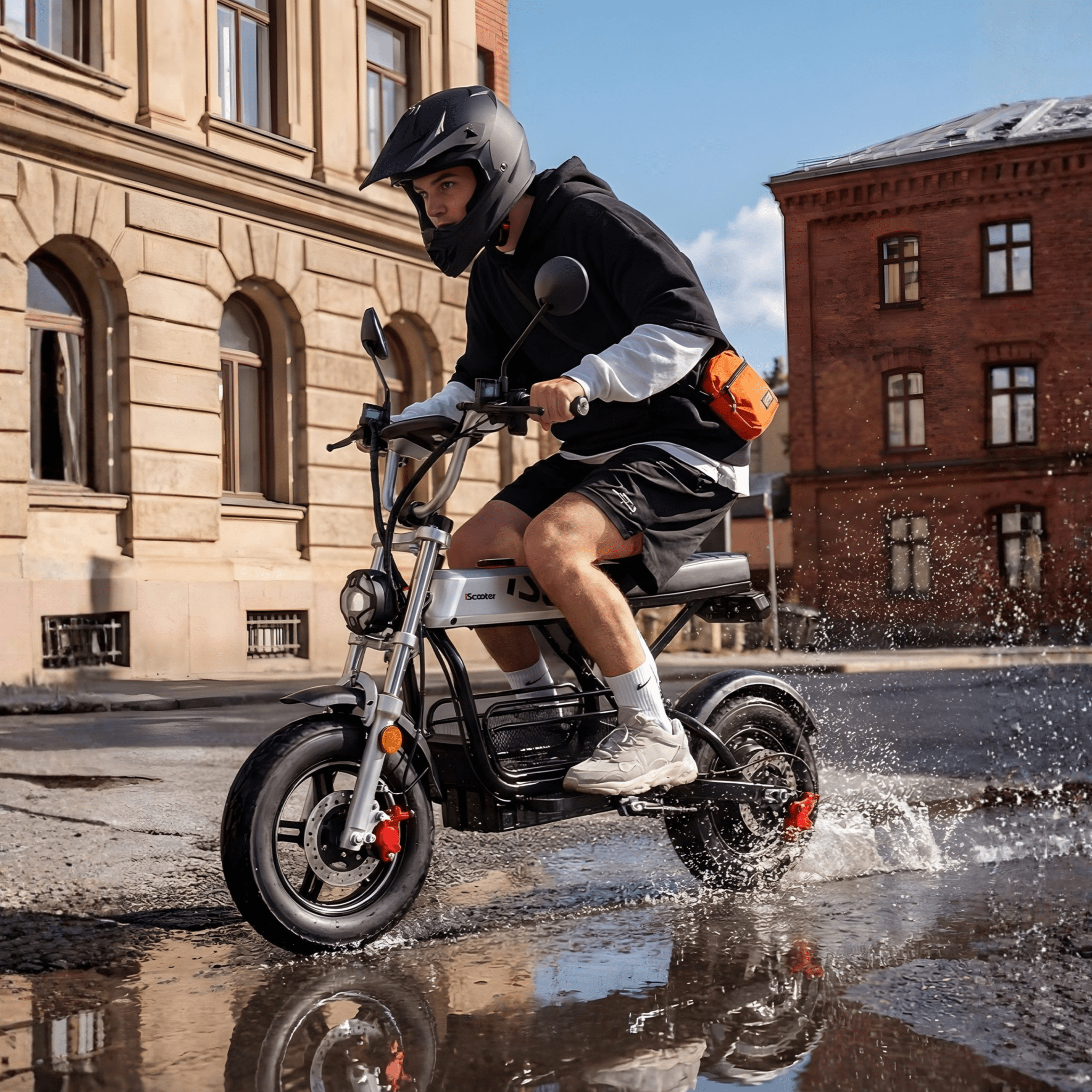 iScooter DX5 Pro Elsparkcykel med Sadel