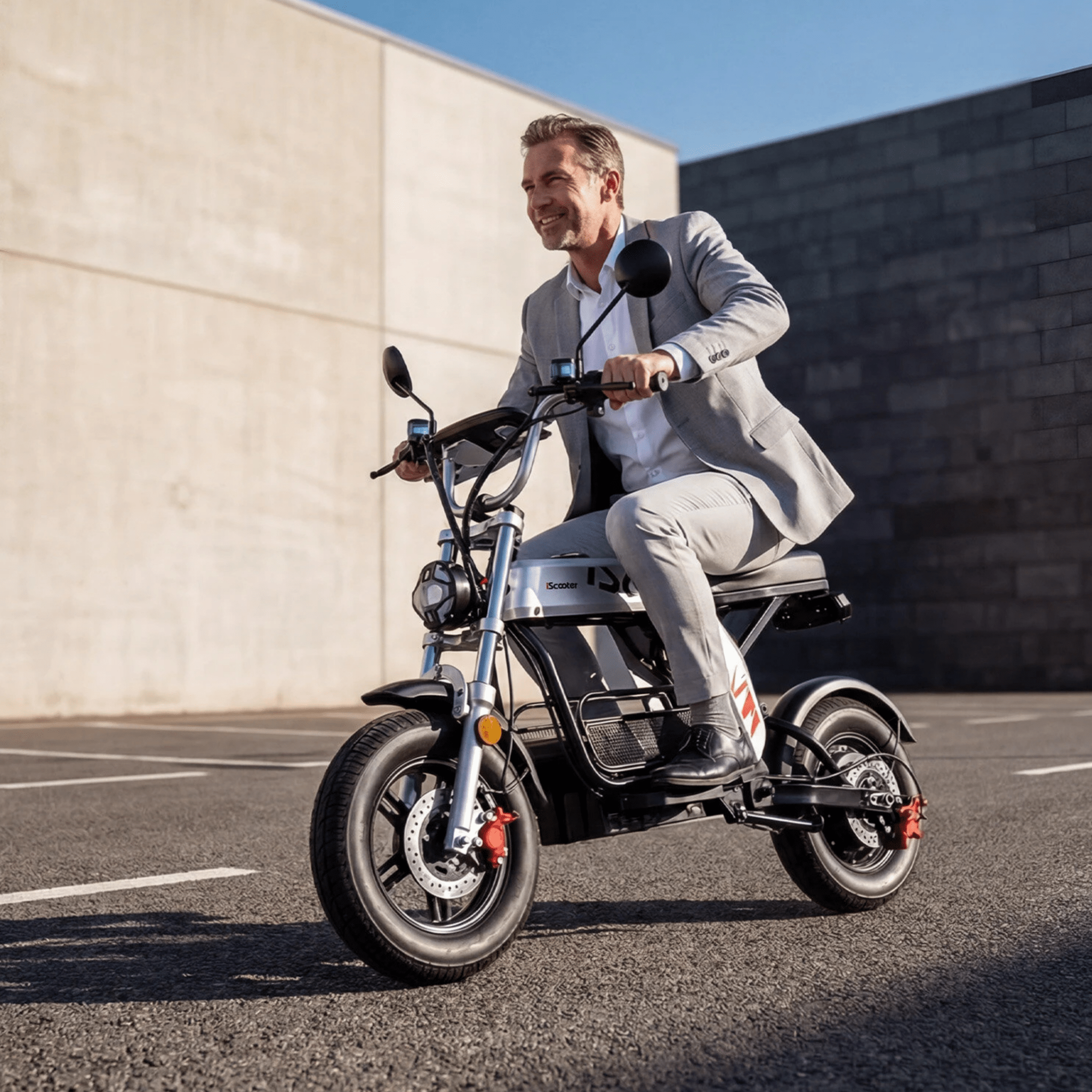 iScooter DX5 Pro Elsparkcykel med Sadel