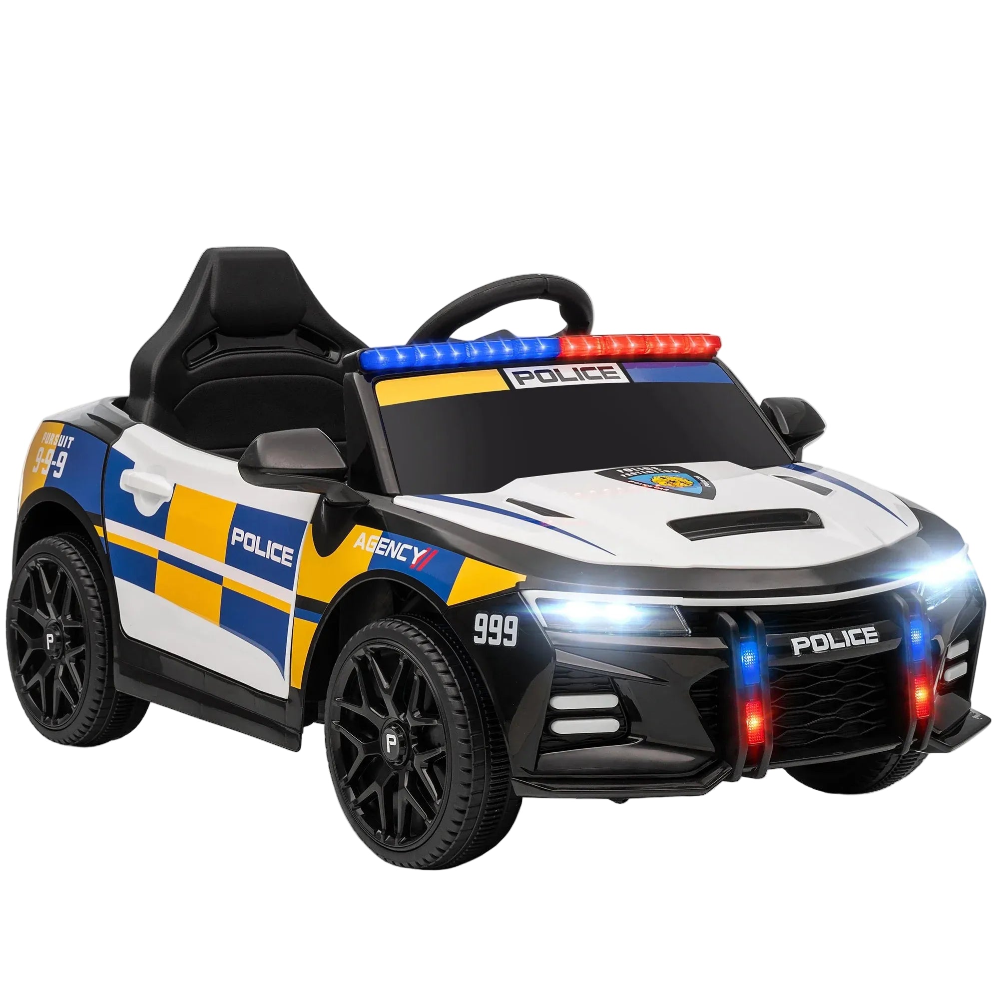 Elbil för Barn - Polis Sport 12V
