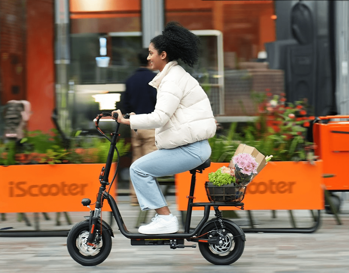 iScooter i12 Elsparkcykel med Sadel